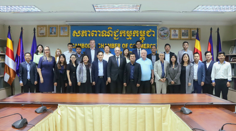 កិច្ចប្រជុំក្រុមការងារផ្នែកឯកជន ក្រុម "ឃ” "ផ្នែកនីតិកម្ម ពន្ធដារ និងអភិបាលកិច្ច" នៃវេទិការាជរដ្ឋាភិបាល-ផ្នែកឯកជន